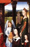 Hans Memling The Donne Triptych oil on canvas